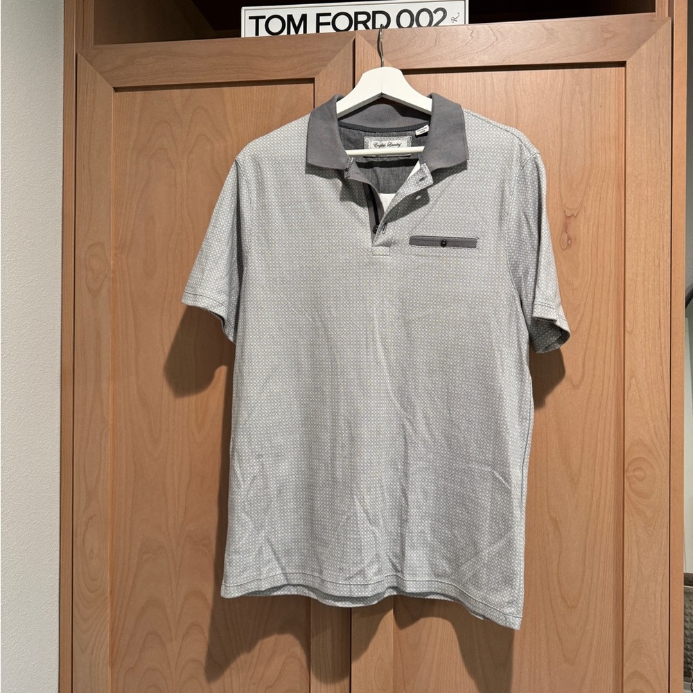 English laundry men’s polos shirt gray M